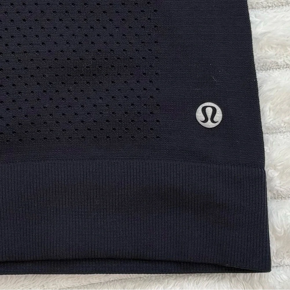 LULULEMON Breeze By Long Sleeve Navy Blue Size 4 - Picture 5 of 10